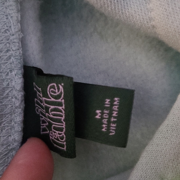 ***NWOT*** Womens cropped tye dye hoodie Size M - Picture 3 of 3